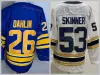 Hockeyshirts Man Ice 26 Rasmus Dahlin 53 Jeff Skinner Blank 2023 Heritage Classic 2017-2018 Winter 50E verjaardag Good Stitch ijshockey