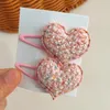 Haarschmuck 2PCS Schöne Prinzessin Vielseitig Wolle Herzform Mädchen Haarnadeln Kinder Kopfbedeckungen Haarklammern Haarspangen