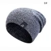 Berets 2023 Winter Beanie Hut für Männer gestrickte Mütze Frauen Dicke Wollhalsschalkappen Balaclava Maske Motorhaube Hüte Sets