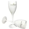 Wijnglazen 1 Stuks Moet Champagne Fluiten PP Kunststof Vaatwasmachinebestendig Wit Acrylglas Transparant 231216
