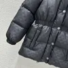 Runway Down & Parkas 2023 New Winter Hooded Long Sleeve Brand Same Style Coats Women's Designer Jackets 05.14