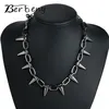 Rivets CBB matériel Sautoirs Punk Goth Fait Main Collier Ras Du Cou Argent Spike Rivet Collier EMO Rock Gothique Chocker2441