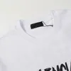 Tasarımcı Erkek Moda Oyunu Marka Yaz Yeni Tasarımcı Yüksek Kalite 100% Pamuklu Üç Çizgi Mektup Deseni T-Shirt Gevşek Erkek ve Kadın Eşleşen Gömlek SEA BALL S-2XL SHUN3