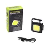 Partihandel USB Mini KeyChain Light Cob Work Light Car Repair Light Hushållens akut nattljus