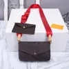 Felicie POCHETTE flor bolsa Felicie embreagem de couro mulheres sacos corss corpo titular do cartão moda corrente bolsa senhora bolsa de ombro mini bolsas mensageiro mulher AAA