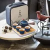 Bouteilles d'eau TEAWARE CHINOS THE SET CHARGE POUR GONG FU GONG FU TEAPOT PORTABLE AVEC 360 MAKER ROTATIONS ET INFUS 231216