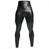 Men de calça feminina Men Black High Selftha Corpo Shaper Treinador Controle Panties Compressão Roupa Under Fitness 9pts 231216