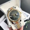 Watchs 007 Automatisk Titta på arabiska siffriga ljusblå Dialer Herrdesigner Titta på lyxklocka Sapphire rostfritt stålklocka 41mm titta på arabisk titta på f1 titta på nttd