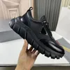 2024New Designer Shoes Luxury Men's Casual Shoes Black and White Women's Sports Shoes Capsule Series Rubber Low cut Thick Sole Sports Shoes with Perfect Box
