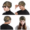 Basker äkta trädkamouflage camo bonnet hattar mode stickning hatt för män kvinnor höst vinter varma skallier mössor mössor