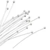 1000pcs lot Silver Plated Ball Head Pins For Jewelry Making 18 20 24 26 30 40 50mm231w