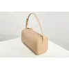 Midjeväskor 2023 Summer Design Mini äkta läder Sheepskin Square Pen Bag Classic Handbag 90s Women's Cylinder