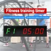 Keukentimers LED groot scherm Gym Timer 1,5 inch digitale training Studeren Count Down/Up Wekker Afstandsbediening Sport Stopwatch Wandklok 231216