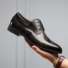 Scarpe eleganti Classiche da uomo Oxford Scarpe da sposa stringate Ufficio d'affari formale per uomo che guida Zapatillas De Hombre di grandi dimensioni