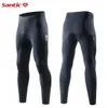 Fietsbroek Santic Fietsbroek Heren Zomer Fiets Lange Broek Kussen MTB Rit Fietsbroek Buitensporten Reflecterend 231216