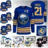 Gaoxin Buffalo Honor RJ Patch Sabers tröjor 53 Jeff Skinner Saber Hockey Jersey Alex Tuch Tage Thompson Victor Olofsson Devon Levi Rasmus Dahlin