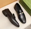 Designer Men Dress Shoes Genuine Leather Black brown Business Handmade Shoe Formal Party Office Wedding luxury Men Loafers Shoes