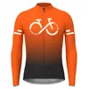 Hauts de chemise de cyclisme série de couleurs dégradées maillot de cyclisme été hommes à manches longues chemises de cyclisme hauts de vélo vêtements de vélo de route à séchage rapide 231216