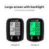 Bike Computers Bike Computer Wireless Bicycle Speedometer Bike Odometer Cycling Multi Function Waterproof 3 Line Display with Backlight 231216