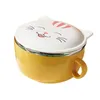 Bowls Ceramic Ramen Bowl Instant Noodle Rice Holder Insulation Cute Heat-resistant Cartoon Storage Child