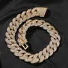 Designer-Schmuck, 14-karätige Vergoldung, Miami Cuban Link Hip Hop 24 mm Cuban Link-Armband-Halskette für Herren