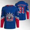 New York''Rangers''88 Kane 2022-23 Jersey Vladimir Tarasenko Jacob Trouba Mika Zibanejad Adam Fox igor Shesterkin Kreider Artemi Panarin Ny