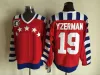 Top StitchMens Vintage 19 Steve Yzerman Maillots de hockey 75e anniversaire Accueil Maillot rouge Classique 1992 Nation Team 1984 Campbell Cousu C Pa