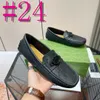 40MODEL Mocassini da uomo di design di lusso Scarpe verdi di alta qualità Articoli di spedizione gratuiti per uomo Moda Slip-On Cucito a mano con fibbia in metallo Scarpe casual