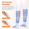 Foot Massager Heated Leg with Air Compression Blood Circumlation Electric Pressure Calf Muscle Relax Pressotherapy 231216