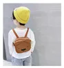 Backpacks PU Leather Children's Mini School Bag Cute Bear Backpack for Kindergarten Boys Girls Knapsack Baby Kids Accessories Handbags 231216