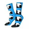 Men's Socks Harajuku Cute Animal Friendly Panda Basketball Kawaii Polyester Crew For Women Men Breathable