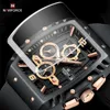 Armbandsur Naviforce Brand Design Men's Watches Silicone Band Military Quartz armbandsur Fashion Waterproof Clock Relogio Masculino 231216