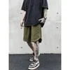 Мужские шорты, уличные хлопковые хип-хоп летние брюки в стиле Харадзюку, повседневные трендовые Y2k, женская модельерская мешковатая широкая одежда
