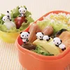 Forchette 8 pz/set Mini Cartoon Panda Forchetta da Frutta Bambini Snack Dessert Scegli Torta Bento Pranzi Decorazione del Partito