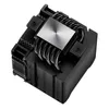 Almofadas de resfriamento de laptop JONSBO HX6210 Preto Branco 6 Heatpipe CPU Cooler 90mm PWM Fan Tower Radiador refrigerado a ar para Intel LGA115x 1700 1200 2011 2066 AM4 231216