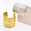 Armreif Bohojewelry Store Gold-/Silberlegierungsdruck Geschnitztes offenes Damenarmband Europäische und amerikanische Mode Einfach