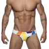 Heren Zwemkleding Met Push Pad Heren Sexy Zomer Badpak Slips Lage Taille Badpak Ardennen Strandkleding Mode Korte Sport Homme Zwembikini's