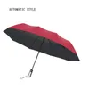 Parapluies Oulylan Pliant Parapluie Automatique Anti UV Pluie Soleil Mode Portable Coupe-Vent Lumière Femmes Hommes Parasol