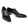 Dress Shoes Men's Wedding Formal Wear Leather Luxury Office Social Male Party Business Fashion