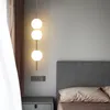 Moderne Glas Ball Anhänger Licht Nordic LED Nacht Hängen Lampe Für Schlafzimmer Wohnzimmer Küche Einfache Milchig Weiß Glas Licht