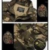 Survêtements pour hommes Camouflage polaire tactique cargo ensembles hommes extérieurs multi-poches bombardiers vestes pantalons militaires combat costumes résistants à l'usure