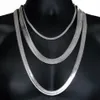 Chaîne en or à chevrons pour hommes Hip Hop 75 1 1 0 2 cm couleur or argent chaîne à chevrons collier de déclaration de haute qualité bijoux 250B