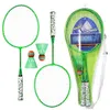 Racchette da badminton 1 paio di racchette da badminton di colore fluorescente H6508 con 2 palline per bambini Gioco di sport all'aria aperta 231216