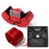 Smycken lådor vintage halsband för kvinnliga mödrar dag gåva min kärlek kristallhänge lyxdesigner smycken för älskare med rosbox dropp 231216