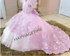 Robes de fille fleur filles Tulle princesse mariage Pageant robe de bal avec nœud papillon robe de première Communion