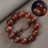 Link Pulseiras 20mm Báltico Âmbar Norte Imperial Sangue Dragão Madeira Pinho Cypress Bead Pulseira Homens e Mulheres Mão