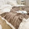 Koce Plaid Colet wełniane polarowe ciepłe zimowe koce dla dorosłych dzieci sofa sofa kołdra pluszowa zimowa rzut łóżka na łóżka 231216
