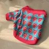 Dog Apparel pink heart sweater dog Clothes for small dogs dog sweater Winter dog clothes luxury dog clothes Christmas sweater Clothing 231216