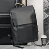 Backpack Vintage PU Leather Outdoor Student Bookbag Casual Rucksack Laptop Bag For Men