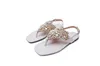 Sandals Comfort Shoes For Women Beige Heeled All-Match 2023 Summer Black Low Pearl Fashion Elastic Band Beach Clear Flat Girls